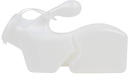 Baffle Spill-Proof Male Urinal, Sturdy, Easy to Use Urinal for Men, Easy to Empty, Urinal with Handle