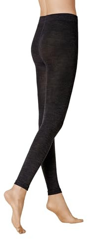 KUNERT Damen Leggings Soft Wool Cotton ohne Gummifäden Anthrazitmel 4050 44/46