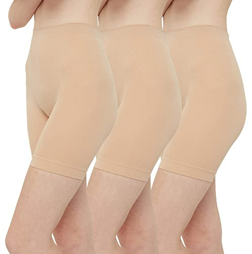 INNERSY Trosor, korta leggings, coola cykelbyxor, sommar, hög midja, kalsonger, 3-pack