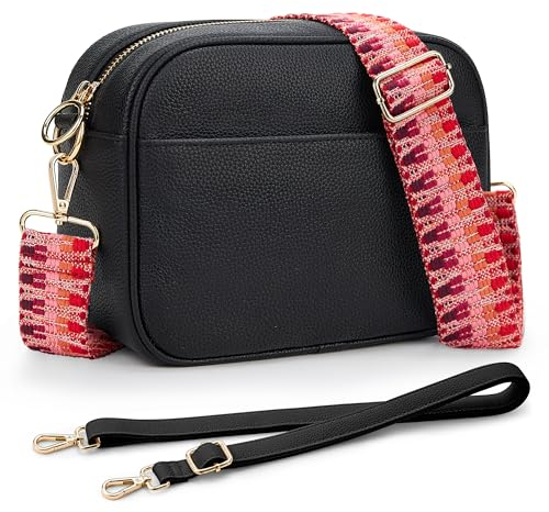 KALIDI Kleine Umhängetasche für Reisen, Kuriertasche, Handtasche, verstellbar, für Jungen, Mädchen, Männer und Frauen, Grün - mintgrün - Größe: Small