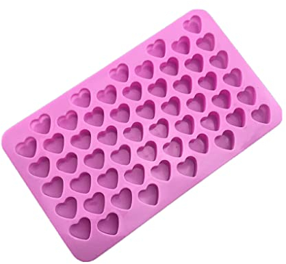 HOJIOESRD Moule en Silicone Coeur bac à glaçons moules en Forme de Coeur 3D Outils de Bricolage