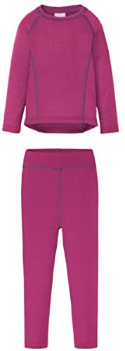 Crivit Mädchen Thermo Unterwäsche Lange Unterhose Langarm Oberteil Rosa 98-104