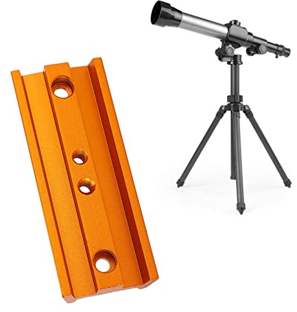 Barre de Queue d'aronde de Télescope 107 Mm, Guide Multifonctionnel, Support de Montage D'étoile, Base D'adaptateur de Montage de Télescope pour Trépied équatorial, Astrophotographie du Ciel