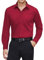 J.VER Mens Long Sleeve Dress Shirts Stain Shield Stretch Slim Fit Shirts Wrinkle Free Cotton Formal Casual Business Down Shirt for Interview Working Meeting Red-XL