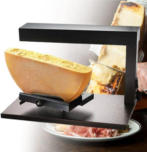 Fundidor de queso comercial, máquina tradicional para raclette para restaurantes occidentales, parrilla eléctrica para raclette de 650 W, calentador de queso,Odd