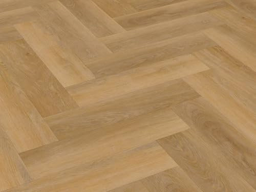 5,5 mm Click-Vinyl Vinylboden Vinyl CHECK One 2072H Alteno Eiche Herringbone inkl. Trittschall Premium, NK 42 - Maße: 592 x 148 x 5,5 mm - VPE: 1,752 m²