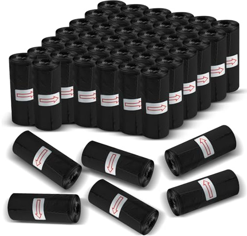 Sacchetti per escrementi di cani, sacchetti per escrementi per cani, extra spessi, resistenti, a prova di perdite, Doggy Bags, neutralizzanti gli odori per escrementi di animali, 44 rotoli (660 pezzi)