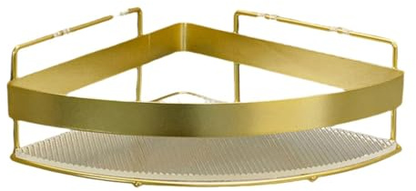 SiaBiced Estante Esquinero para Baño Repisa para Champú Organizador de Pared Doble Cara Material Anticorrosión Adecuado para Bañera Cocina In, Sin Gancho, Individual