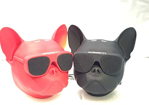 Enceinte Bulldog français (Bluetooth) (Noir)
