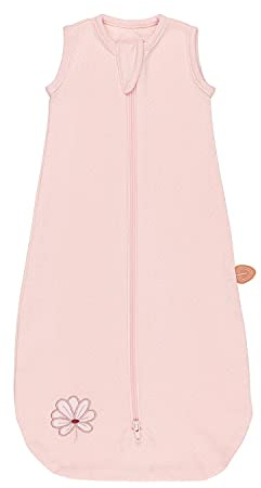 Nattou Saco de dormir para bebés para el verano hecho de 100% algodón (jersey elástico), TOG 0,5, Aprox. 60 cm, Susie y Bonnie, Rosa