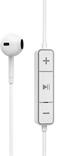 Energy Sistem Earphones Bluetooth Style 1 Snow Auriculares con Micrófono (Bluetooth 5.1, 8h de batería, Crystal Clear Sound, Type C) - Blanco