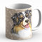 power gift BERGER AUSTRALIEN Tasse A Café - Kaffeetasse, Becher, Teetasse aus hochwertiger Keramik. Kaffeebecher mit schöner Grafik und Spruch in französischer Sprache. Praktisches Geschenk.