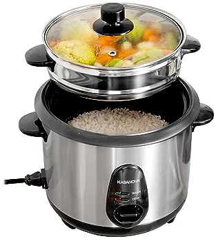 Cuociriso e vaporiera 2 IN 1 acciaio W900 LT2,2