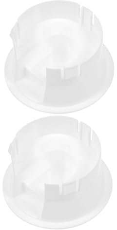 Amosfun Kettle Lid Accessories - Tapa Jarra Agua De PláStico Con DiseñO De Filtro 2 Pcs Ideal Para Té FríO Y Caliente 7.70X7.70X4.00Cm Color Blanco