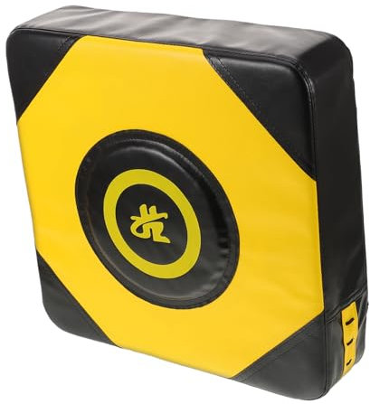 BELLIFFY Wandschlagpolster Boxsack Pu Material Leuchtend Gelb Kompakt Wandmontage Trainingspolster Für Boxen Taekwondo MMA Kampfsport Zuhause