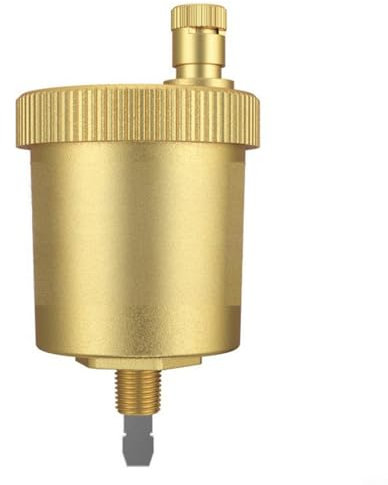 Sileduove Vanne de purge automatique 1/8 en laiton, valve de purge système de ventilation verticale minical purgeur de chauffage automatique, pour radiateur à eau chaude