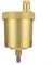 Sileduove Vanne de purge automatique 1/8 en laiton, valve de purge système de ventilation verticale minical purgeur de chauffage automatique, pour radiateur à eau chaude