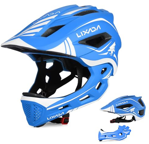 ERYUE Kids Helmet - Casco integral infantil desmontable para niños, deportes, seguridad, casco de bicicleta, equipo de protección para ciclismo, monopatín, patinaje, patinaje sobre ruedas