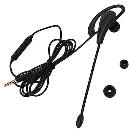 Casque à Oreille Unique avec Micro, Casque avec Microphone, Casque pour Centre d'appels, Casque Monaural Filaire USB, Casque avec Microphone pour PC, Casque Supra-auriculaire