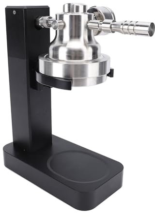 TOPINCN Máquina de café de Acero Inoxidable Portátil, 60 Tazas de Extracción Inteligente para Acampar, Viajes, Neumática de 9 Bares Inteligente con Mejor Experiencia en (Enchufe