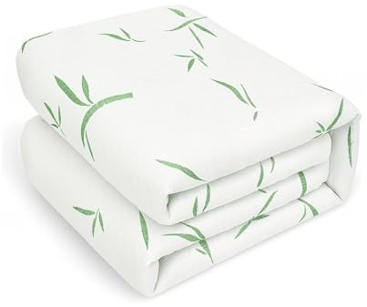 Protector Colchón Bambú Impermeable - Cubre Colchón Transpirable y Suave - Funda Colchón Ajustable hasta 30cm - Cama 150x190/200cm - Fibra de Bambú y Viscosa Premium