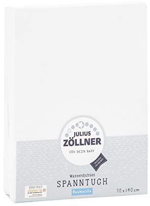 Julius Zöllner Spannbetttuch, wasserdicht, PVC frei - 70 x 140 cm