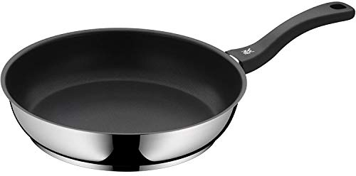 WMF Devil Bratpfanne 28 cm, Pfanne Induktion, Cromargan Edelstahl beschichtet, Kunststoffgriff