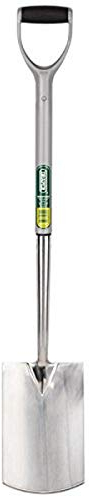 Draper 83754 Extra Long Bêche de Jardin en Acier Inoxydable avec poignée Soft Grip