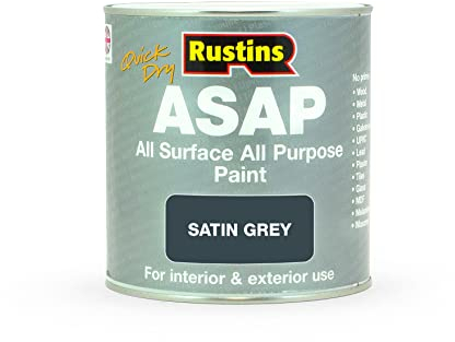 RUSTINS ASAP Paint, Grey, 1 L (Pack of 1)