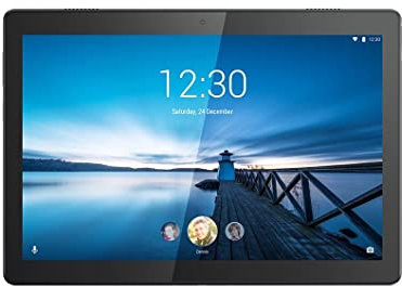 Lenovo Tab M10 10.1 Inch HD Tablet – (Quad Core 2.0GHz, 2 GB RAM, 16 GB eMMC, Android Pie) – Slate Black