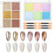 Firtink 2 Packs Chrome Nail Powder, 12 Colors Shiny Nail Art Pigment, Glitter Set for DIY Nail Decoration - Holo Dust