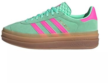 Adidas Damen Gazelle Bold W Sneaker, Pulse Mint/Screaming pink/Gum M2, 40 EU