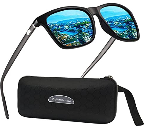 Sunglasses Men Polarised,Sunglasses Women Polarised For Fishing Driving Hiking Ultralight Classic Vintage Sun Glasses UV Protection
