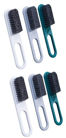 PACKOVE 6 STK Reinigungsbürste Schuhputzbürste Sneaker-Stiefel Bürste für Stiefelpolitur Stiefelpolitur- Schuhreiniger Schuhe Borsten Langen Griff Schuhbürste Staubbürste Reisen