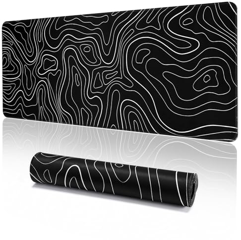 EFISH Japanisches Mauspad (800 × 300 × 3 MM) Verlängertes großes Mauspad Schreibtischauflage, genähte Kanten Mauspad, rutschfeste Gummibasis, Gaming-Mauspad,XL Mauspad.