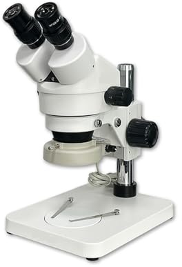Microscope binoculaire stéréo professionnel avec 56 ampoules LED pour laboratoire