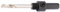 Draper 56387 Expert Hexagonal Arbor for use with 14-30mm HSS Pilot Drill Holesaws, 7/16 , Blue