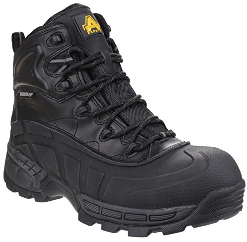 Amblers Mens FS430 Orca S3 Waterproof Leather Safety Boots (9 UK) (Black)