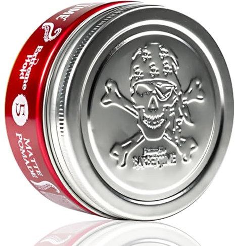 BARBERTIME Hair Styling Matte Clay Wax No5 | Matte Clay Pomade Texture | Natural Messy Look Extreme Hold 150 ml