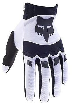 Fox Racing Dirtpaw Glove - Gepolsterte Knöchel, gepolsterte Handfläche, hoher Komfort, verstellbare Passform, maximale Beweglichkeit, langlebige Materialien für MX & Offroad, Farbe: White, Größe: L