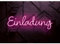 Moosthaler 12x Neon Einladungskarten Kindergeburtstag Mädchen - Stylishe Einladung zum Geburtstag im Neon Schriftzug Stil - Einladungskarten Geburtstag - Party Geburtstagseinladungen