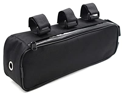 Aboiled Sacoche de vélo - Contrôleur de batterie - Cadre fixe - Li-Ion - Rangement étanche - 32 x 9 x 10,5 cm
