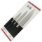 KAI Wasabi Black Messer Set - Allzweckmesser 10 cm, Allzweckmesser 15 cm, Kochmesser 20 cm - rostfreier 6A/1K6 Edelstahl poliert 58 (±1) HRC - schwarzer Polypropylen Griff - Made in Japan