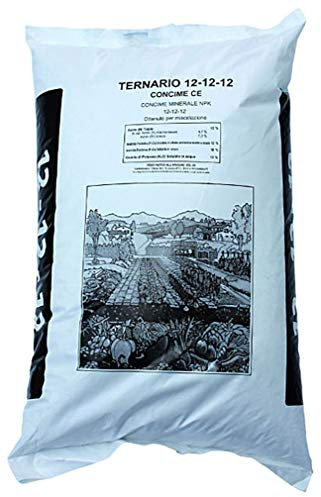 FERTILIZZANTE TRADIZIONALE GENERICO NPK 12-12-12 SACCO KG.25 CONCIME MUOTIUSO AZOTO FOSFORO E POTASSIO