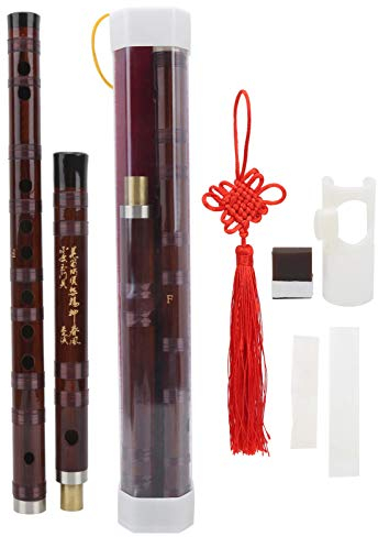 China Bambusflöte F Key Traditionelle chinesische Musikinstrumente aus 5 Jahren trocken im Schatten Bitter Bambus(Taste F.)