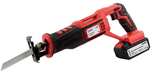 KUNZER 7AFS01 Elektro-Fuchsschwanz inkl. 18V Akku - Säbelsäge mit 22 mm Sägehub, 100 mm Schnitttiefe und 2.700 U/min