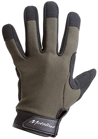 Metolius Talon Belay Glove - Black/Olive Medium