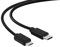 conecto 1,00m USB C auf Mirco USB 2.0 Verbindungskabel, Datenkabel und Ladekabel, schwarz