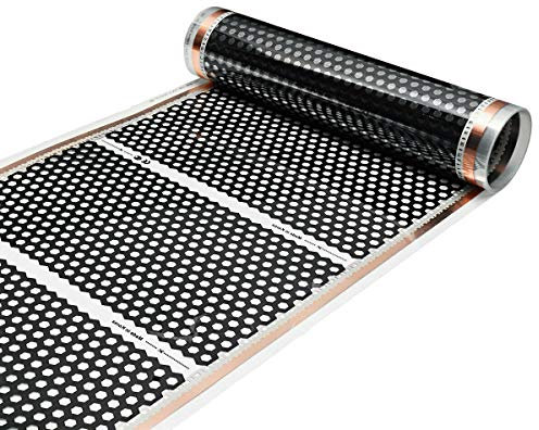 Pavimento riscaldato, 50 x 2 m, riscaldamento elettrico a infrarossi, pavimento riscaldato, pellicola 220 V