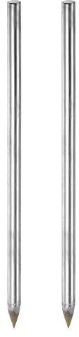 sourcing map 2Stk Wolfram Karbid Spitze Reißnadel Groß Legierung Radierung Gravur Stift für Metall Glas Keramik Marmor